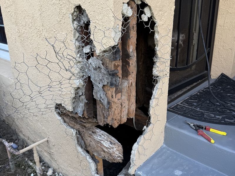 1928 Spanish Colonial Termite Reframing – 332 E South St, Long Beach